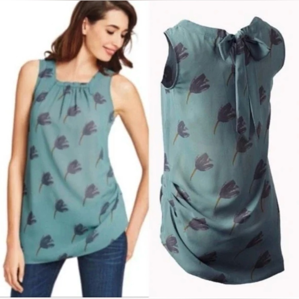 Cabi Women’s Floral Sleeveless Blouse Style #984 Sz. Small